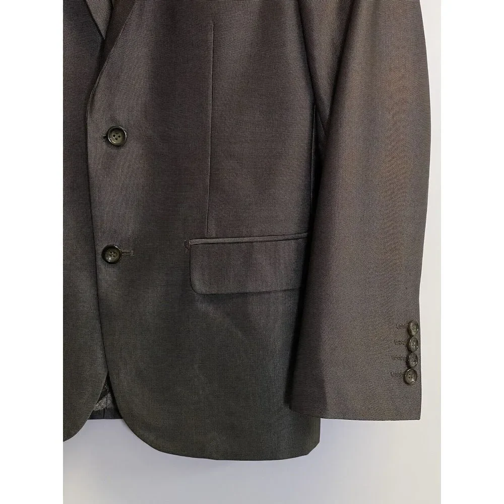 Vinci Sport Coat Blazer Jacket Mens Size 36S Brown Designed In‎ Italy